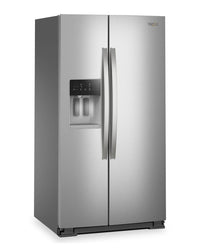 Whirlpool 36" 28.7 Cu. Ft. Side-by-Side Refrigerator – Fingerprint-Resistant Stainless - WRSF6536RZ | Réfrigérateur Whirlpool de 28,7 pi³ et de 36 po à compartiments juxtaposés - acier inoxydable résistant aux traces de doigts - WRSF6536RZ