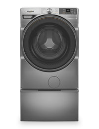 Whirlpool 5.2 Cu. Ft. Smart Front-Load Washer with FreshFlow™ Vent System - Radiant Silver - WFW5720RR | Laveuse intelligente Whirlpool à chargement frontal de 5,2 pi³ avec système de ventilation FreshFlowMC - argenté radieux - WFW5720RR | WFW5720R