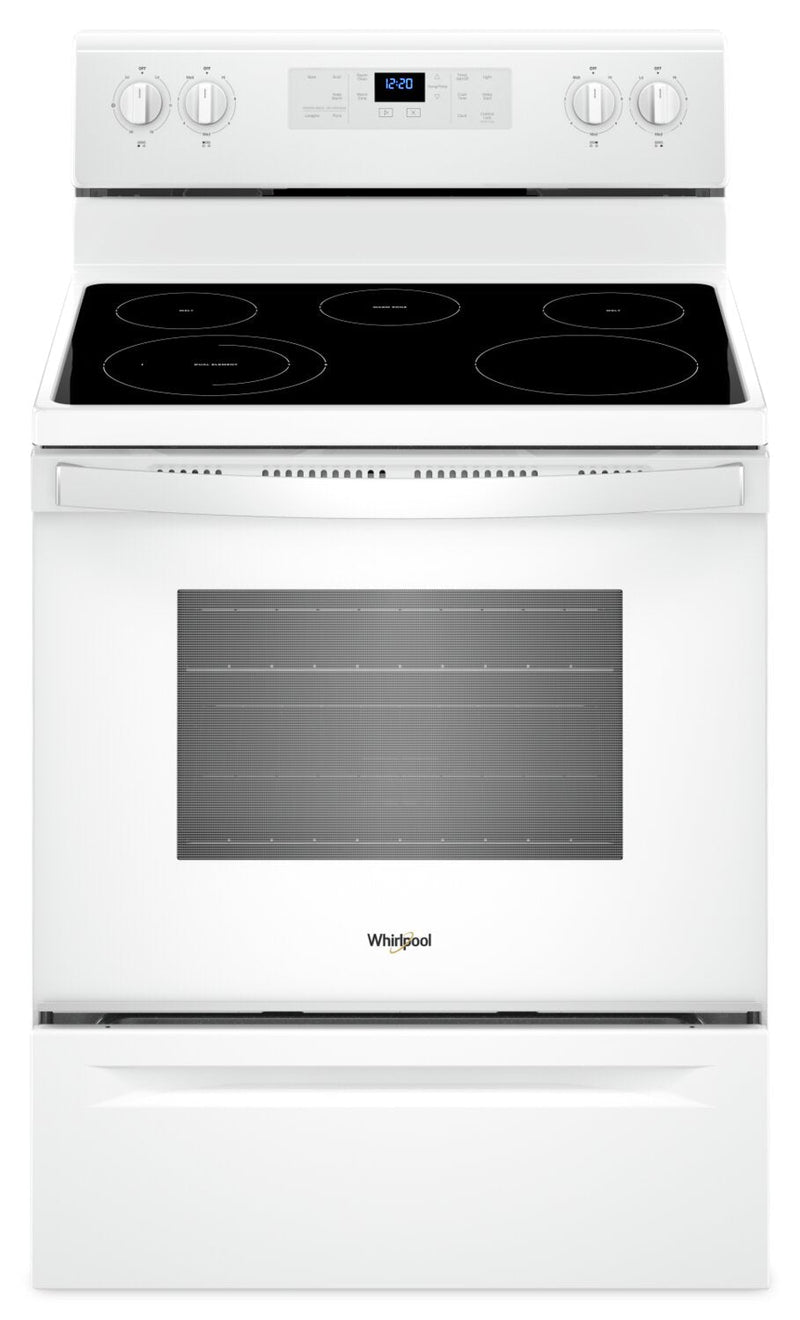 Whirlpool 5.2 Cu. Ft. Electric Range with Frozen Bake™ - YWFE505W0JW 