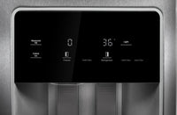 Whirlpool 36" 28.7 Cu. Ft. Side-by-Side Refrigerator – Fingerprint-Resistant Stainless - WRSF6536RZ | Réfrigérateur Whirlpool de 28,7 pi³ et de 36 po à compartiments juxtaposés - acier inoxydable résistant aux traces de doigts - WRSF6536RZ