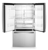 GE 36" 20.6 Cu. Ft. Counter-Depth French-Door Refrigerator - Stainless Steel - GYE21JYMFS | Réfrigérateur GE de 20,6 pi3 et de 36 po de profondeur comptoir à portes françaises - acier inoxydable - GYE21JYMFS | GYE21MFS