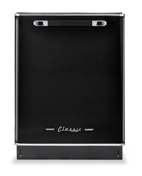 Classic Retro by Unique 24" 45 dBA Top-Control Dishwasher - Midnight Black - UGP-24CR DW B | Lave-vaisselle Classic Rétro par Unique de 24 po et de 45 dBA avec commandes sur le dessus - noir minuit - UGP-24CR DW B | U24CRDWB