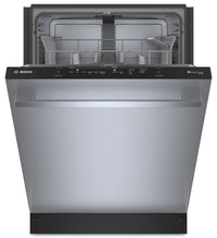 Bosch 24" 48 dBA 100 Series Smart Top-Control Dishwasher - Stainless Steel | Lave-vaisselle intelligent Bosch de série 100 de 48 dBA et de 24 po avec commandes sur le dessus - acier inoxydable