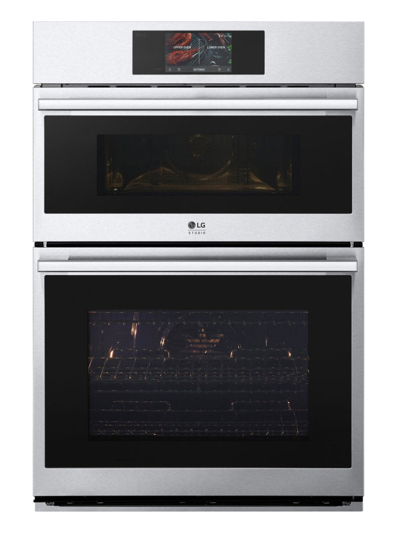 LG STUDIO 6.4 Cu. Ft. InstaView® Double Wall Oven - WCES6428F 