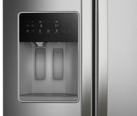 Whirlpool 36" 28.7 Cu. Ft. Side-by-Side Refrigerator – Fingerprint-Resistant Stainless - WRSF6536RZ | Réfrigérateur Whirlpool de 28,7 pi³ et de 36 po à compartiments juxtaposés - acier inoxydable résistant aux traces de doigts - WRSF6536RZ