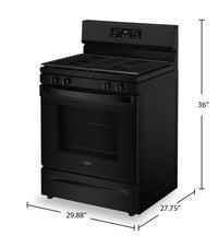 Whirlpool 30" 5.3 Cu. Ft. Gas Range with SpeedHeat™ Burner - WFGS3530RB | Cuisinière à gaz Whirlpool de 5,3 pi³ et de 30 po avec brûleur SpeedHeatMC - WFGS3530RB | WFGS353B