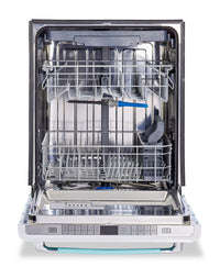 Classic Retro by Unique 24" 45 dBA Top-Control Dishwasher - Ocean Mist Turquoise - UGP-24CR DW T | Lave-vaisselle Classic Rétro par Unique de 24 po et de 45 dBA avec commandes sur le dessus - turquoise brume marine - UGP-24CR DW T | U24CRDWT