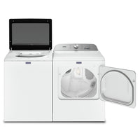 Maytag 5.4 Cu. Ft. Pet Pro Top-Load Washer and 7 Cu. Ft. Gas Dryer - White 