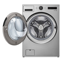 LG 5.2 Cu. Ft. Front-Load Washer and 7.4 Cu. Ft. Gas Dryer with TurboSteam® 