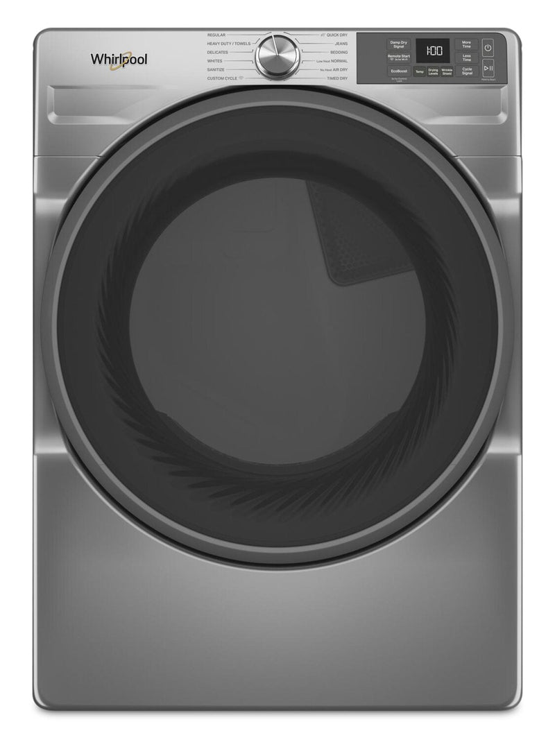 Whirlpool 7.4 Cu. Ft. Smart Electric Dryer with Wrinkle Shield™ - Radiant Silver - YWED5720RR | Sécheuse électrique intelligente Whirlpool de 7,4 pi³ avec Wrinkle ShieldMC - argenté radieux - YWED5720RR | YWED572R