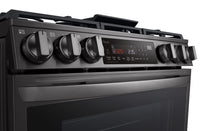 LG 6.3 Cu. Ft. Smart Front-Control Gas Range with Air Fry - LSGL6335D 