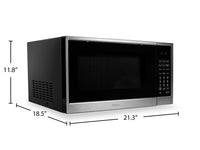 Danby 1.3 Cu. Ft. Multifunction Countertop Microwave with Air Fry - DBMW1361ABSS | Four à micro-ondes de comptoir multifonctionnel Danby de 1,3 pi3 avec friture à air - DBMW1361ABSS | DBMW13SS