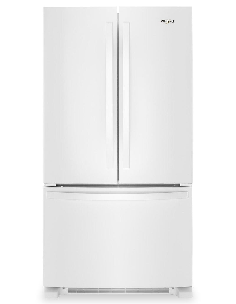 Whirlpool 36" 25.2 Cu. Ft. French-Door Refrigerator - White - WRFF3036RW | Réfrigérateur Whirlpool de 36 po et de 25,2 pi³ à portes françaises - blanc - WRFF3036RW | WRFF30RW