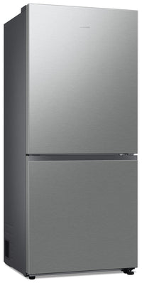 Samsung 30" 16.2 Cu. Ft. Counter-Depth Bottom-Mount Refrigerator - Stainless-Look (SL) Finish - RB16… | Réfrigérateur Samsung de 16,2 pi³ et de 30 po de profondeur comptoir à congélateur inférieur - fini …