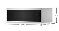 KitchenAid 1.1 Cu. Ft. Smart Low-Profile Over-the-Range Microwave - Stainless Steel - YKMML550RPS | Four à micro-ondes à hotte intégrée intelligent à profil bas KitchenAid de 1,1 pi3 - acier inoxydable - YKMML550RPS | YKMML5PS