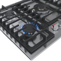 Bosch 30" 800 Series Gas Cooktop with Dual-Flame Power Burner - NGM8059UC | Surface de cuisson à gaz Bosch de série 800 de 30 po avec brûleur puissant à flamme double - NGM8059UC | NGM805UC