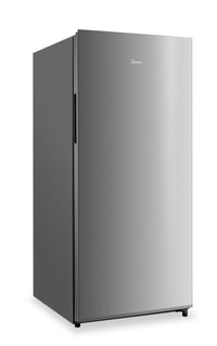 Midea 21 Cu. Ft. Convertible 2-in-1 Upright Refrigerator-Freezer - Stainless Steel - MRU21B6ASL | Appareil vertical 2 en 1 Midea de 21 pi3 convertible en réfrigérateur ou congélateur - acier inoxydable - MRU21B6ASL | MRU21BSL