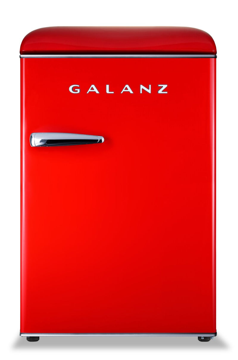 Galanz 2.5 Cu. Ft. Retro Compact Refrigerator - GLR25MRDR10 | Réfrigérateur compact Galanz rétro de 2,5 pi3 - GLR25MRDR10 | GLR25MRD