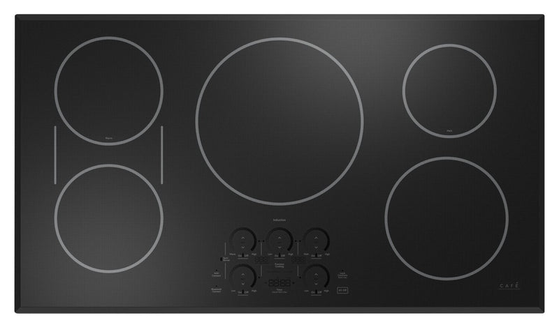 Café 36" Induction Cooktop with Touch Controls - CHP90361TBB 