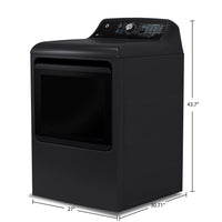 GE 7.4 Cu. Ft. Electric Dryer with SaniFresh - GTD69EBPTDG 