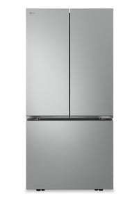 LG 33" 25 Cu. Ft. Smart French-Door Refrigerator with Ice Maker - Steel - LF25S6200V  | Réfrigérateur intelligent LG de 33 po et de 25 pi³ à portes françaises avec machine à glaçons - acier - LF25S6200V  | LF25S62V