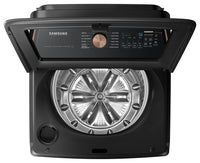 Samsung 6.2 Cu. Ft. Smart Auto Dispense Top-Load Washer and 7.4 Cu. Ft. Electric Dryer  | Laveuse intelligente 6,2 pi³ chargement par le haut avec système de distribution automatique et sécheuse électrique 7,4 pi³ Samsung  | SATL755V