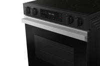 Samsung 6.3 Cu. Ft. Smart Electric Slide In Range with Voice Control  - Stainless Steel - NSE6DG8100… | Cuisinière intelligente électrique encastrée Samsung de 6,3 pi³ avec commande vocale - acier inoxyda…