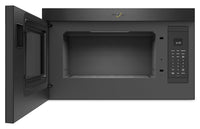 Whirlpool 1.1 Cu. Ft. Flush Over-the-Range Microwave with 900 Watts Cooking - Black Stainless - YWMM… | Four à micro-ondes à hotte intégrée Whirlpool de 1,1 pi³ à installation affleurée avec cuisson à 900…