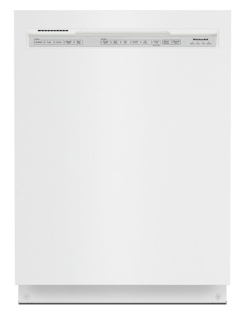 KitchenAid 47 dB Front-Control Dishwasher with ProWash™ Cycle - KDFE104KWH 