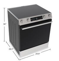 Hisense 30" 5.8 Cu. Ft. Electric Range with Air Fry and Steam Clean - Stainless Steel - HFE3502CAS | Cuisinière électrique Hisense de 5,8 pi³ et de 30 po avec friture à air et nettoyage à la vapeur - acier inoxydable - HFE3502CAS | HFE3502S
