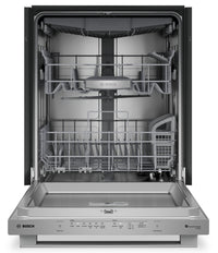 Bosch 800 Series 24'' Smart Dishwasher with Third Rack - Anti Fingerprint Stainless Steel - SHX78DM5N | Lave-vaisselle intelligent Bosch de série 800 de 24 po avec 3e panier - acier inoxydable résistant aux traces de doigts - SHX78DM5N | SHX78DMN