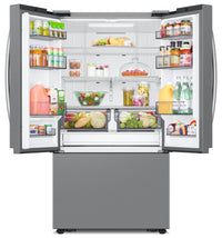 Samsung 36" 32 Cu. Ft. Full Depth French-Door Refrigerator - Stainless Steel - RF32CG5100SRAA | Réfrigérateur Samsung de 32 pi³ et de 36 po pleine profondeur à portes françaises - acier inoxydable…