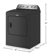 Maytag 7 Cu. Ft. Electric Dryer with Steam - Volcano Black - YMED5430PBK | Sécheuse électrique Maytag de 7 pi³ avec vapeur - noir volcan - YMED5430PBK | YMED5430