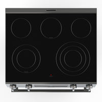 Hisense 30" 5.8 Cu. Ft. Electric Range with Air Fry and Steam Clean - Stainless Steel - HFE3502CAS | Cuisinière électrique Hisense de 5,8 pi³ et de 30 po avec friture à air et nettoyage à la vapeur - acier inoxydable - HFE3502CAS | HFE3502S