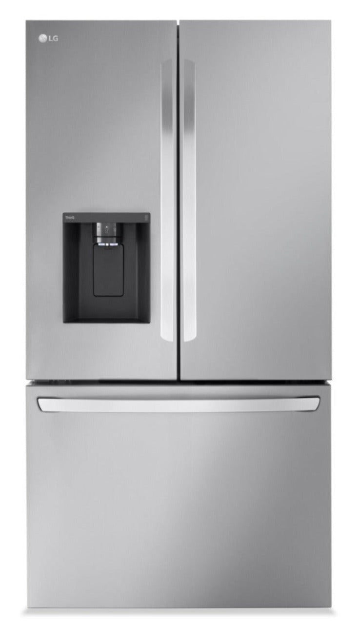 LG 26 Cu. Ft. Smart Counter-Depth MAX™ Refrigerator with Dual Ice Makers - LRFXC2606S 