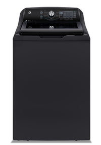 GE 5.3 Cu. Ft. Top-Load Washer and 7.4 Cu. Ft. Electric Dryer with SaniFresh 