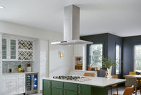 Broan Elite EIT1 Series 36" Island Range Hood - EIT1366SS 