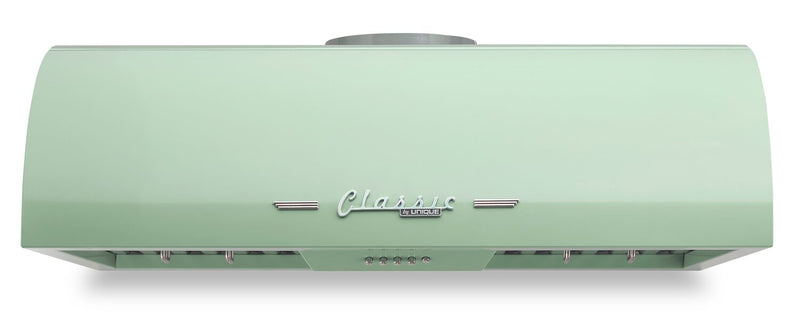 Classic Retro by Unique 36" 700 CFM Under-Cabinet Range Hood - Summer Mint Green - UGP-36CR RH LG | Hotte de cuisinière sous l’armoire Classic Rétro par Unique de 36 po et de 700 pi3/min - vert menthe estival - UGP-36CR RH LG | 36CRRHLG