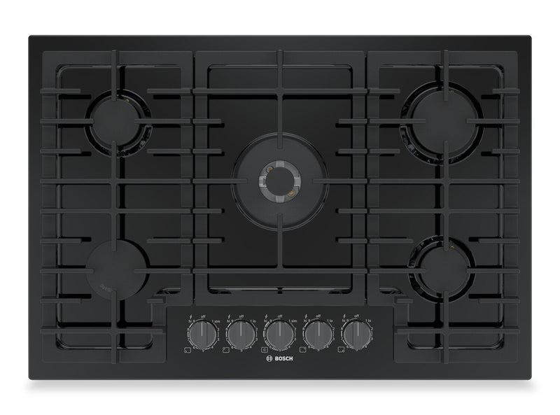 Bosch 30" 800 Series Gas Cooktop with Dual-Flame Power Burner - NGM8049UC | Surface de cuisson à gaz Bosch de série 800 de 30 po avec brûleur puissant à flamme double - NGM8049UC | NGM804UC