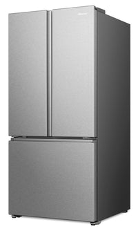 Hisense 31.3" 22.1 Cu. Ft. French-Door Refrigerator - Stainless Steel - RF22B3FSE | Réfrigérateur Hisense de 22,1 pi³ et de 31,3 po à portes françaises - acier inoxydable - RF22B3FSE