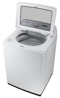Samsung 6 Cu. Ft. Smart Top-Load Washer with Super Speed Wash - White - WA52DG5500AWUS | Laveuse intelligente Samsung à chargement par le haut de 6 pi3 avec lavage Super Speed - blanche - WA52DG5500AWUS | WA52DG55
