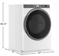 Whirlpool 7.4 Cu. Ft. Smart Electric Dryer with Steam - YWED6720RW | Sécheuse électrique intelligente Whirlpool de 7,4 pi³ avec vapeur - YWED6720RW | YWED672W