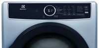 Electrolux 8 Cu. Ft. Electric Dryer with Steam - Glacier Blue - Stackable - ELFE743CAG | Sécheuse électrique Electrolux de 8 pi³ avec vapeur - bleu glacier - superposable - ELFE743CAG