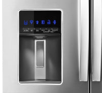 Whirlpool 36" 26 Cu. Ft. French-Door Refrigerator - Fingerprint Resistant Stainless Steel - WRMF7736… | Réfrigérateur Whirlpool de 26 pi³ et de 36 po à portes françaises - acier inoxydable résistant aux t…