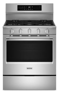 Maytag 5 Cu. Ft. Smart True Convection Gas Range with Grill Mode - Stainless Steel - MFGS8030RZ | Cuisinière intelligente à gaz Maytag de 5 pi³ à convection véritable avec mode gril - acier inoxydable - MFGS8030RZ | MFGS80RZ