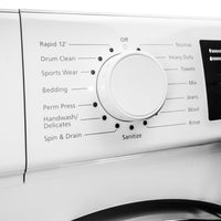 Danby 2.2 Cu. Ft. Stackable Compact Front-Load Washer with Steam - White - DWM022D3WDB | Laveuse à chargement frontal compacte et superposable Danby de 2,2 pi³ avec vapeur - blanche - DWM022D3WDB | DWM022DB