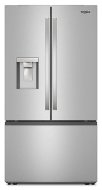 Whirlpool 36" 30 Cu. Ft. French-Door Refrigerator with Dual Ice Makers - Stainless Steel - WRFF3736SZ  | Réfrigérateur Whirlpool de 36 po et de 30 pi3 à portes françaises avec machine à glaçons double - acier inoxydable - WRFF3736SZ  | WRFF373Z