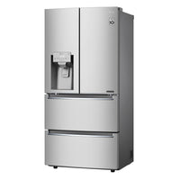 LG 18.3 Cu. Ft. Counter-Depth 4-Door French-Door Refrigerator - LRMXC1803S - Refrigerator in Smudge Resistant Stainless Steel 