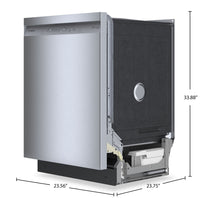Bosch 300 Series 24" 48 dBA Smart Dishwasher with PrecisionWash® - Stainless Steel - SHE41CM5N | Lave-vaisselle intelligent Bosch de série 300 de 24 po de 48 dBA avec PrecisionWashMD - acier inoxydable - SHE41CM5N | SHE41M5N