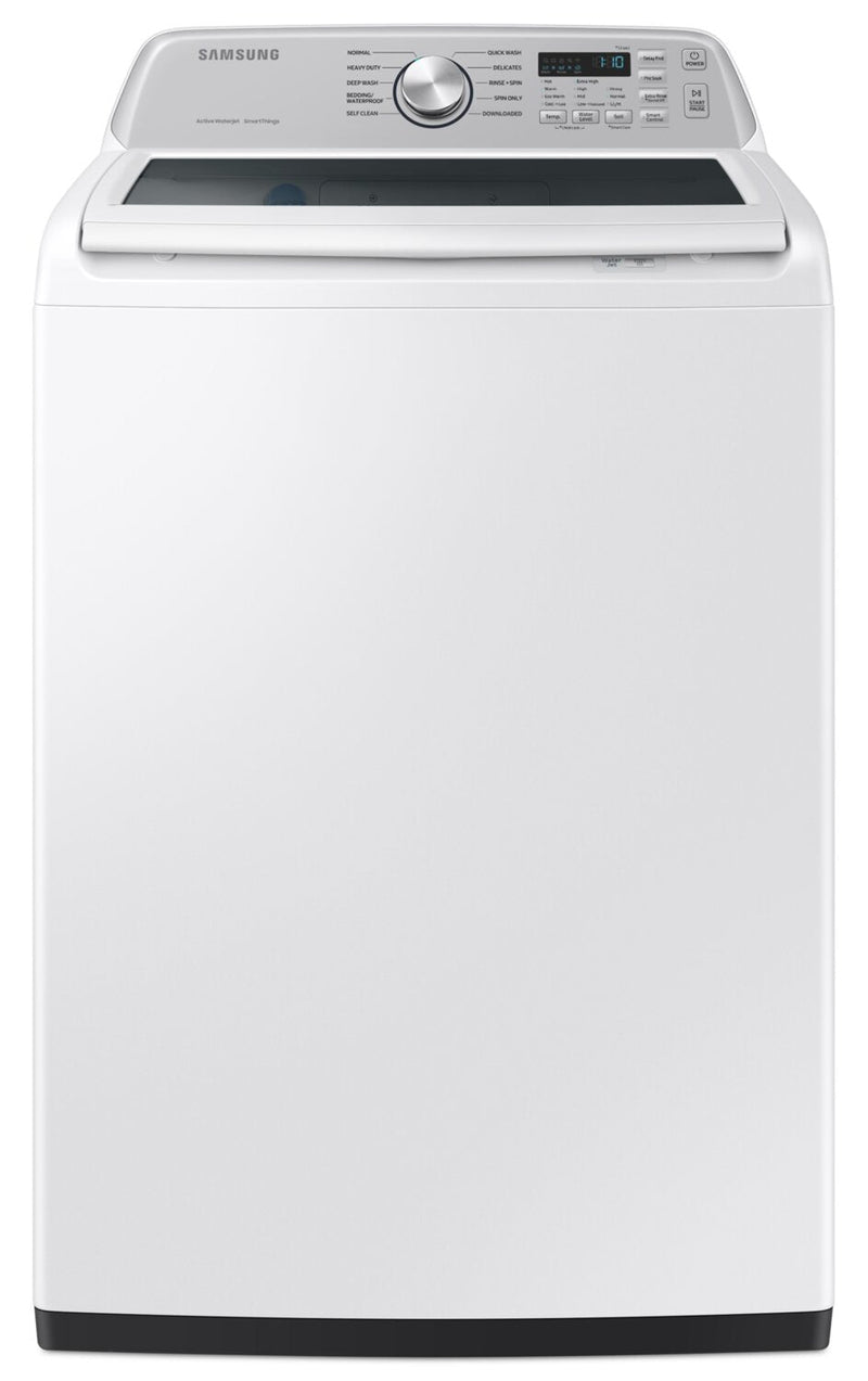 Samsung 5.5 Cu. Ft. Top-Load High-Efficiency Washer - White - WA47CG3500AWA4 | Laveuse haute efficacité Samsung à chargement par le haut de 5,5 pi³ - blanche - WA47CG3500AWA4